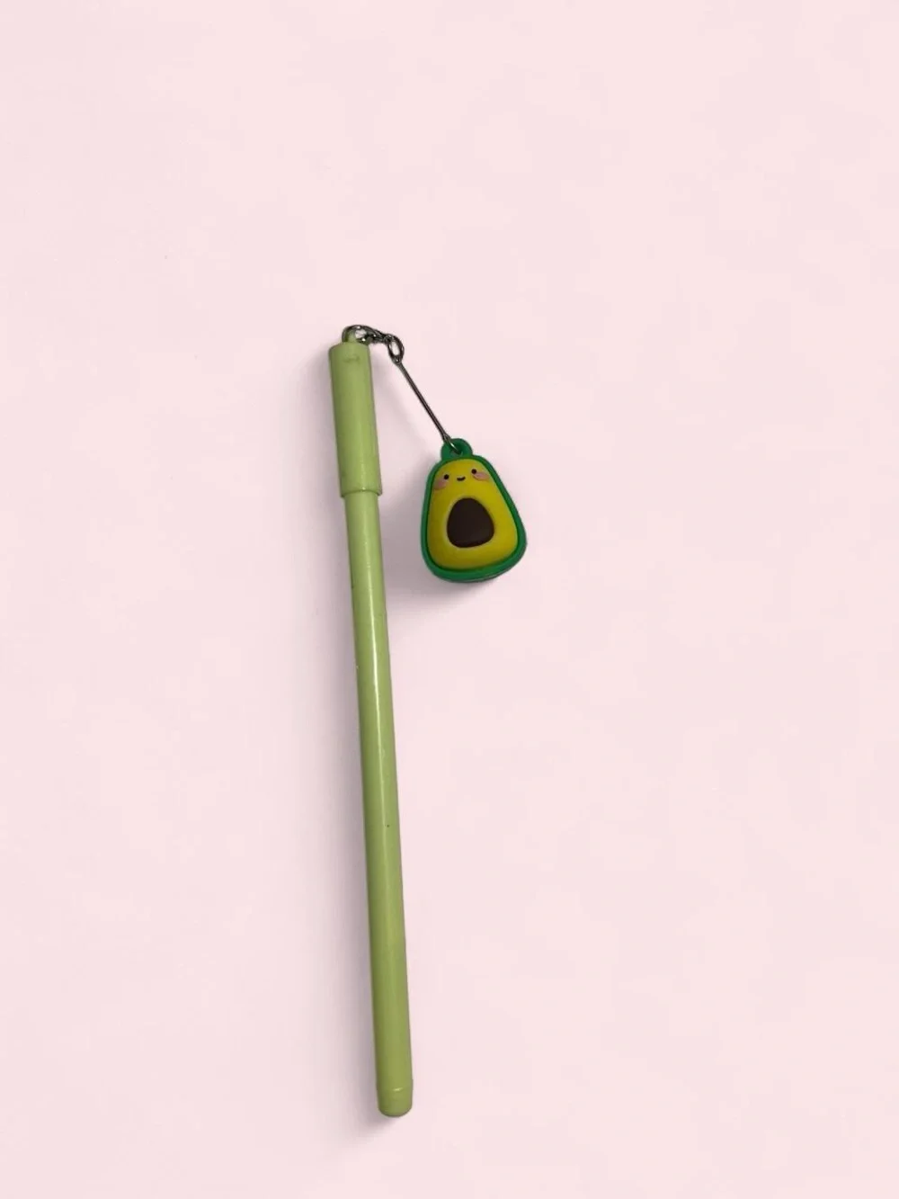 Kids Cute Avocado Charm Pen - Green